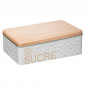 Boîte à Sucre en Morceaux "Scandi" 20cm Blanc|Boites de Rangement|Paris Prix