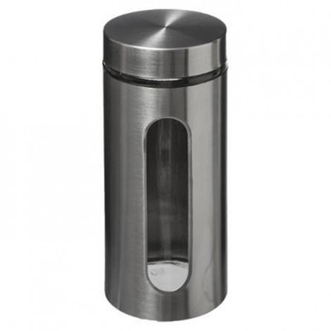 Bocal avec Couvercle "Ublo" 1,25L Argent|Boites de Rangement|Paris Prix