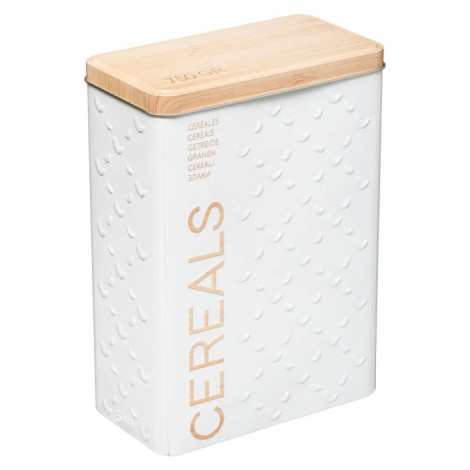 Boîte à Céréales "Scandi" 24cm Blanc|Boites de Rangement|Paris Prix
