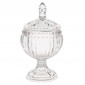 Bonbonnière sur Pied "Royal" 15cm Transparent|Boites de Rangement|Paris Prix