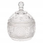 Bonbonnière en Verre "Royal" 12cm Transparent|Boites de Rangement|Paris Prix