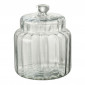 Bonbonnière en Verre "Elia" 23cm Transparent|Boites de Rangement|Paris Prix