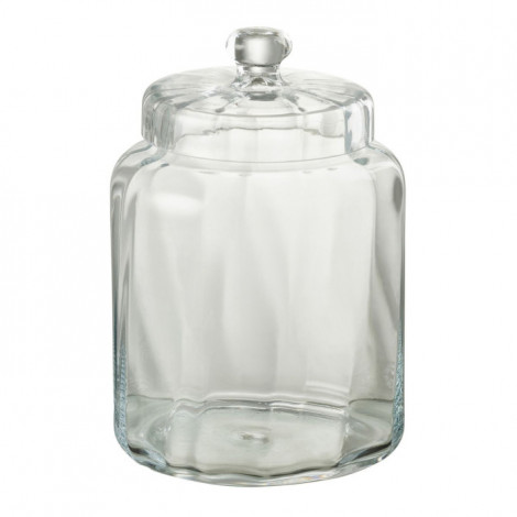 Bonbonnière en Verre "Elia" 28cm Transparent|Boites de Rangement|Paris Prix