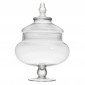 Bonbonnière sur Pied "Sucrerie" 29cm Transparent|Boites de Rangement|Paris Prix