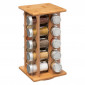 Lot de 20 Pots à Épices "Bambou" 34cm Naturel|Boites de Rangement|Paris Prix