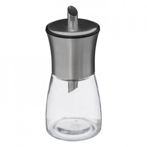 Sucrier en Verre "Rond" 0,16L Transparent & Argent|Boites de Rangement|Paris Prix