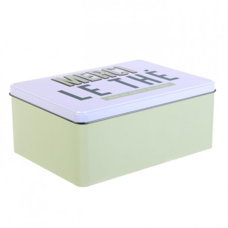 Boîte de Conservation "Ma Boîte à Thé" 20cm Vert|Boites de Rangement|Paris Prix