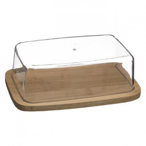 Beurrier Rectangulaire "Bambou" 19cm Naturel|Conservation|Paris Prix