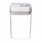 Bocal en Plastique Carré "Oslo" 800ml Transparent|Conservation|Paris Prix