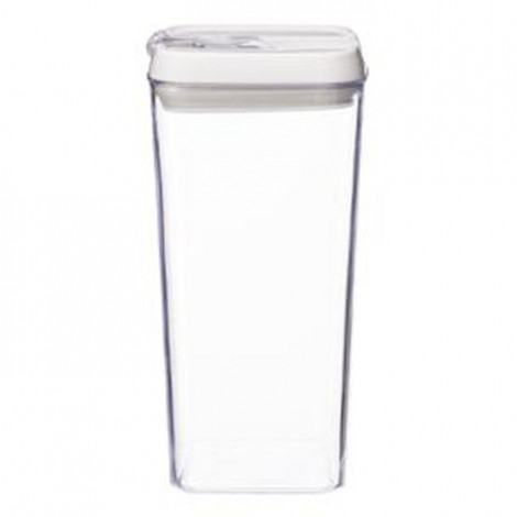 Bocal en Plastique Carré "Oslo" 1,2L Transparent|Conservation|Paris Prix
