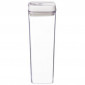 Bocal en Plastique Carré "Oslo" 1,7L Transparent|Conservation|Paris Prix
