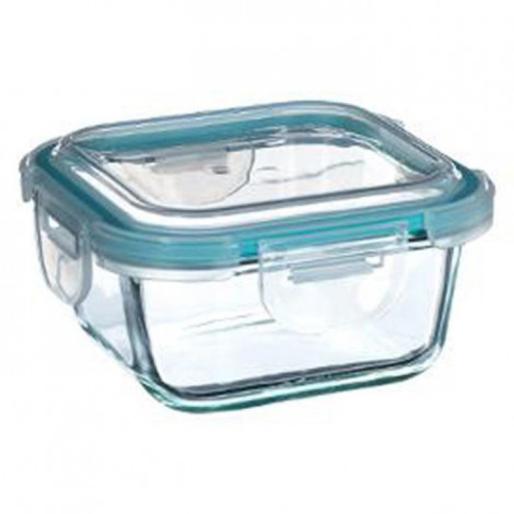 Boîte de Conservation Carrée "Clipeat" 330ml Bleu|Conservation|Paris Prix