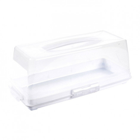 Boîte à Cake "Plastique" 36cm Transparent|Conservation|Paris Prix