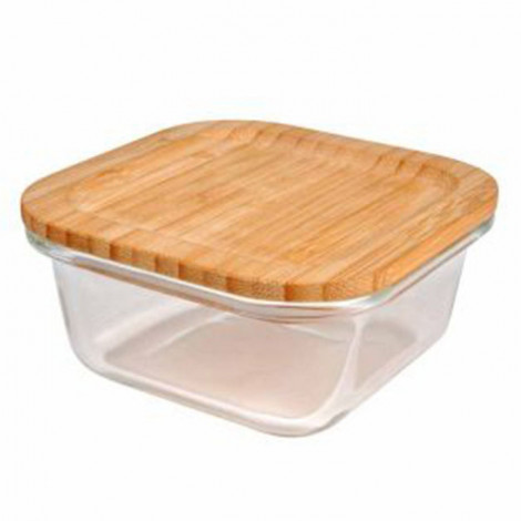Boîte de Conservation Carrée "Bambou" 0,8L Naturel|Conservation|Paris Prix