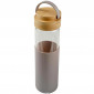 Gourde Bouteille en Verre "Silicone" 0,6L Taupe|Conservation|Paris Prix