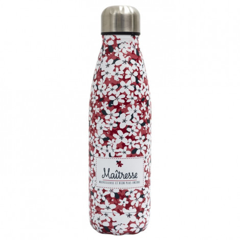 Bouteille Isotherme "Maîtresse" 40cl Rose|Conservation|Paris Prix