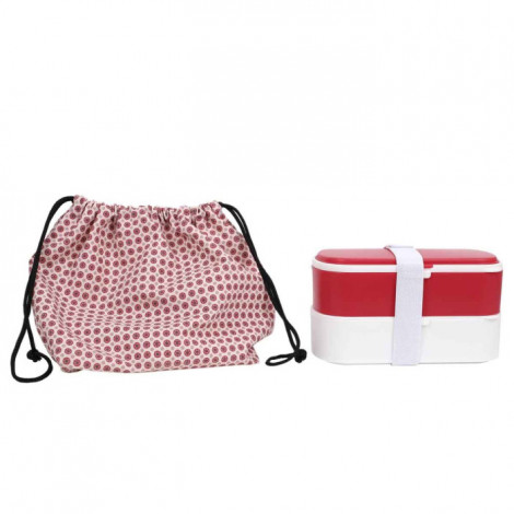 Lunch Box pour Repas "3 Pièces" 18cm Rose|Conservation|Paris Prix