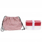 Lunch Box pour Repas "3 Pièces" 18cm Rose|Conservation|Paris Prix