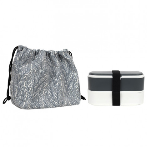 Coffret Lunch Box 3 Pièces "Repas" 18cm Gris|Conservation|Paris Prix
