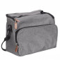 Sac Lunch Déco "Zippé" 28cm Gris|Conservation|Paris Prix