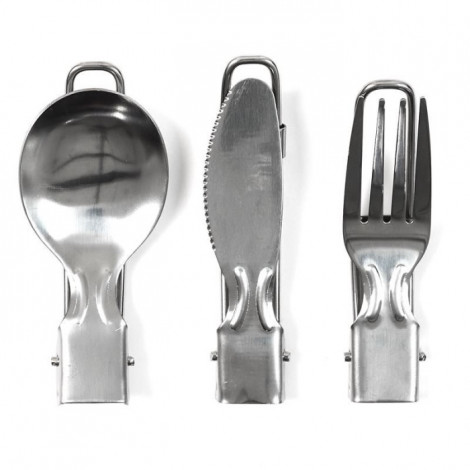 Couverts Pliables "Facile à Emporter" 8cm Argent|Conservation|Paris Prix