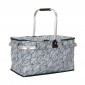 Panier Pique-Nique "Zeste" 25L Gris & Noir|Conservation|Paris Prix