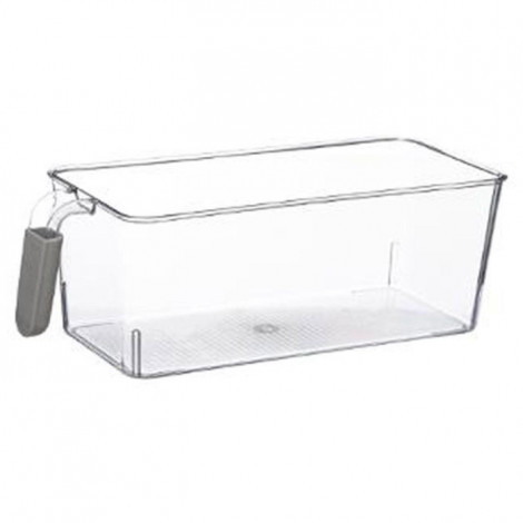 Bac de Rangement Frigo "Poignée" 12cm Transparent|Conservation|Paris Prix