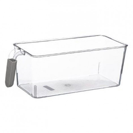 Bac de Rangement Frigo "Poignée" 17cm Transparent|Conservation|Paris Prix