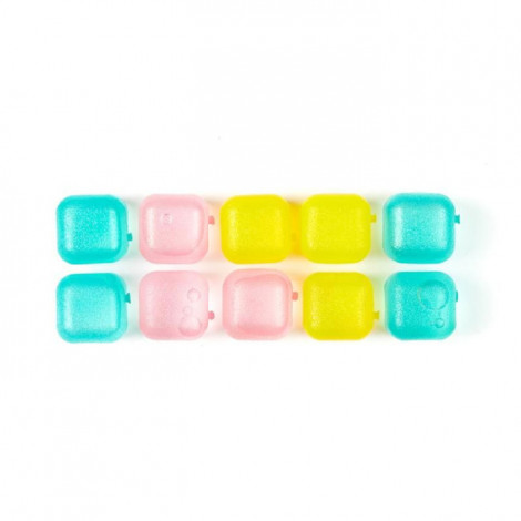 Lot de 10 Glaçons Réutilisables "Carrés" 2cm Multicolore|Conservation|Paris Prix