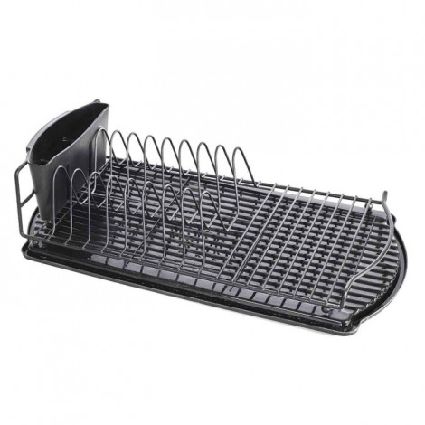 Égouttoir à Vaisselle Design "Compact" 47cm Noir|Equipement de Cuisine|Paris Prix