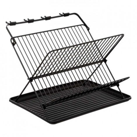 Égouttoir 2 Niveaux "Pliable" 42cm Noir|Equipement de Cuisine|Paris Prix