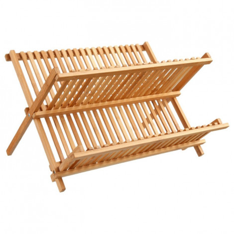 Égouttoir à Vaisselle Bambou "Latte" 42cm Naturel|Equipement de Cuisine|Paris Prix