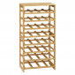 Porte-Bouteilles sur Rack "Linha" 89cm Naturel|Equipement de Cuisine|Paris Prix