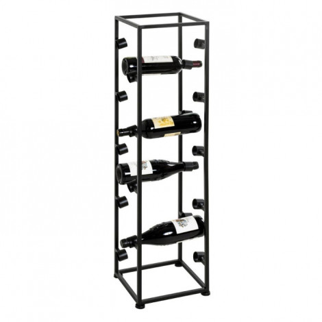 Range-Bouteilles "18 Compartiments" 104cm Noir|Equipement de Cuisine|Paris Prix
