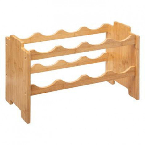 Porte Bouteilles "Bambou" 46cm Naturel|Equipement de Cuisine|Paris Prix