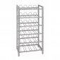 Porte Bouteilles 6 Niveaux "Akena" 72cm Argent|Equipement de Cuisine|Paris Prix