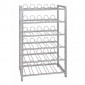 Porte Bouteilles 6 Niveaux "Akena" 90cm Argent|Equipement de Cuisine|Paris Prix