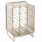 Porte-Bouteilles en Acier "12 Bouteilles" 46cm Or|Equipement de Cuisine|Paris Prix