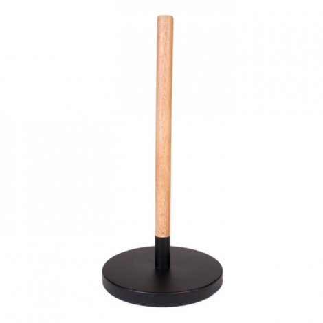 Porte Essuie-Tout "Bois" 30cm Noir|Equipement de Cuisine|Paris Prix