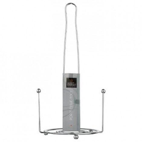Porte Essuie-Tout Métal "Towel" 32cm Argent|Equipement de Cuisine|Paris Prix