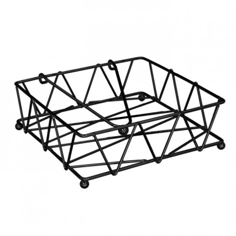 Porte Serviettes & Rabat Design "Filaire" 18cm Noir|Equipement de Cuisine|Paris Prix