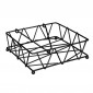Porte Serviettes & Rabat Design "Filaire" 18cm Noir|Equipement de Cuisine|Paris Prix