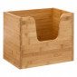Panier de Rangement Empilable "Bambou" 31cm Naturel|Equipement de Cuisine|Paris Prix