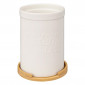 Pot à Ustensiles "Natureo" 18cm Blanc|Equipement de Cuisine|Paris Prix