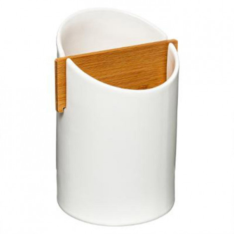 Pot à Ustensiles 2 Cases "Céramique" 17cm Blanc|Equipement de Cuisine|Paris Prix