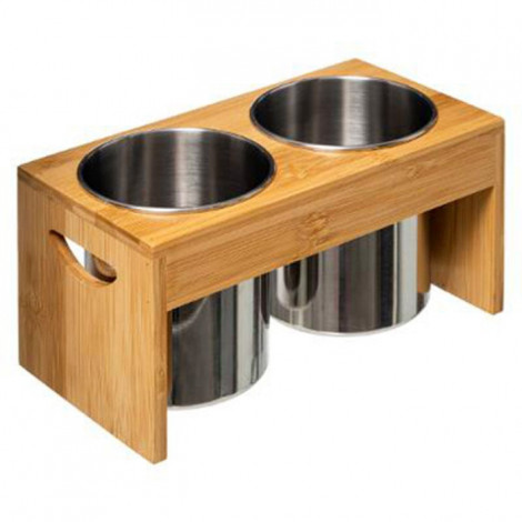 Lot de 2 Pots à Ustensiles "Bambou" 23cm Naturel|Equipement de Cuisine|Paris Prix