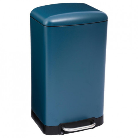 Poubelle en Métal "Cuisine" 30L Bleu|Equipement de Cuisine|Paris Prix