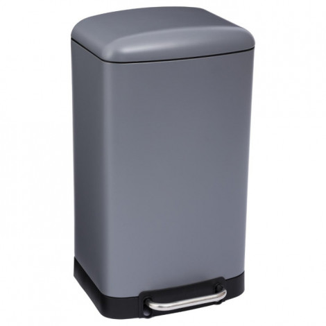 Poubelle de Cuisine Métal "Ariane" 30L Gris|Equipement de Cuisine|Paris Prix