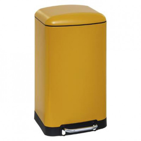 Poubelle de Cuisine Métal "Ariane" 30L Jaune|Equipement de Cuisine|Paris Prix