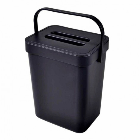 Poubelle de Compost "Accrochable" 5L Anthracite|Equipement de Cuisine|Paris Prix